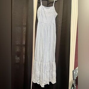 Pin stripe flowy summer dress